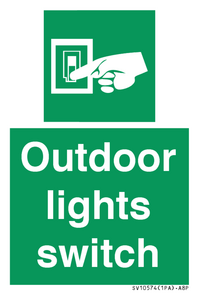Outdoor lights switch